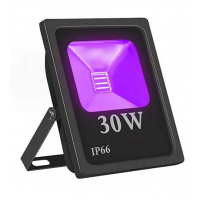 UV light High Power 30W Ultraviolet LED Flood Light, 85V-265V AC IP66 Waterproof for Party